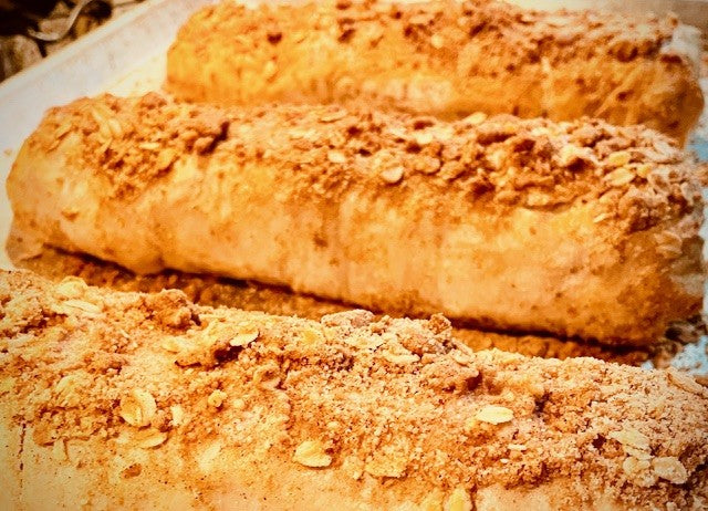 Apple strudel for 12/7 pickup in Applewood (email sadie@mountainstrudels.com for pickup & delivery options)