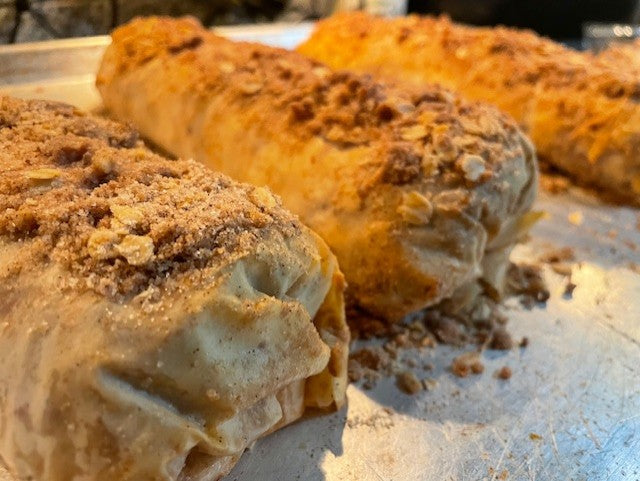Apple strudel (1/2 strudel) pickup in Applewood 12/7 (email sadie@mountainstrudels.com for pickup & delivery options)